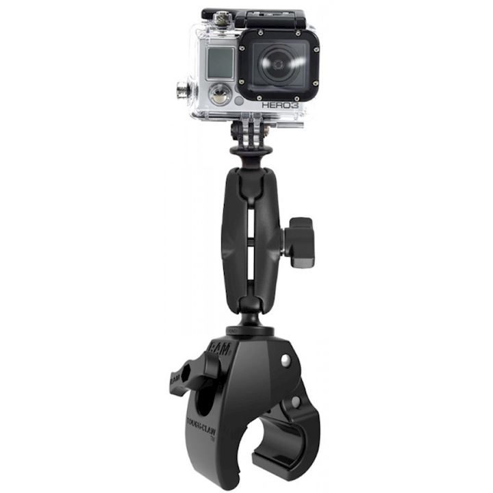 Medium Tough-Claw™ Mount with Custom GoPro® Hero Adapter (RAP-B-404-GOP1)